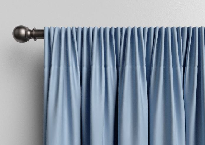 Menton, Tranquil Blue - Made to Measure Curtains - Image 9